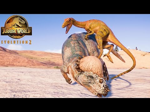 TROODON Hunting and Fighting Animation vs All Dinosaurs | Jurassic World Evolution 2