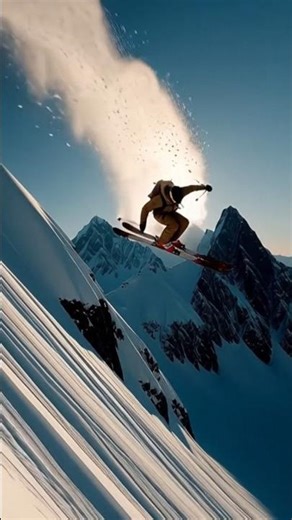 Skating on Snow Like a PRO! ❄️🔥 (Unbelievable Skills) #shorts #snow #skating