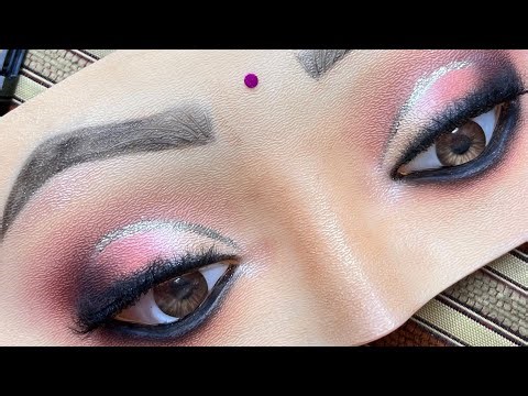 😍Perfect Bridal Cut Crease Eye Look Tutorial l step by step l Full detailed tutorial for Begginers