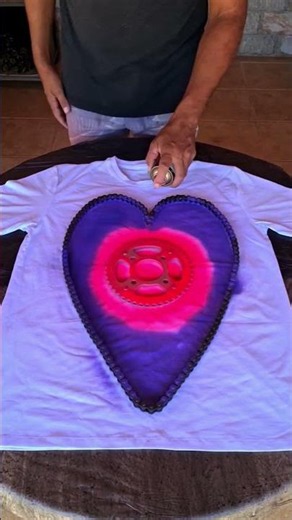 Amazing Chain Spray Paint T-Shirt Design Tutorial Latch Art Design Very good condition Tip! ✔️✔️