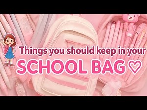 What Every Girl Needs in Her Backpack 💼✨ | Must-Have Essentials 2025