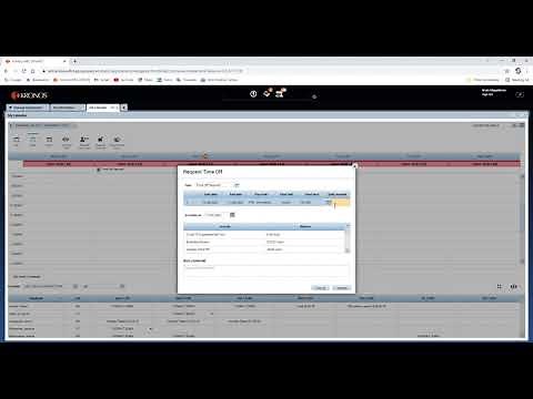 Called in Sick or KinCare - How to input PTO requests into Kronos
