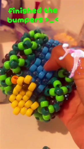 :D kandi rotator (with ducks!!) 🐥🩵 #kandi #kandibeads #kandikid #beadedbracelet #beads