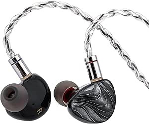 Linsoul TIN HiFi P1 MAX II in Ear Monitor, Next-Generation 14.2mm Planar IEMs for Gaming, Wired Earbuds with Ergonomic Shape, Detachable 2Pin Cable for Musician Audiophile