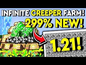 BEST INFINITE CREEPER XP FARM Minecraft Bedrock 1.21! MCPE/Xbox/PS4/Nintendo Switch/Windows 10