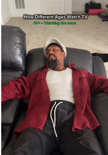 📺 How Different Ages Watch TV | aging through years