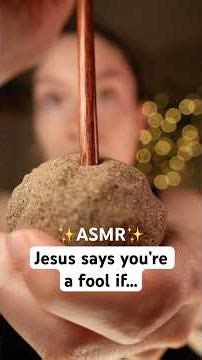 Are you a FOOL 👀… #christianasmr #sandasmr