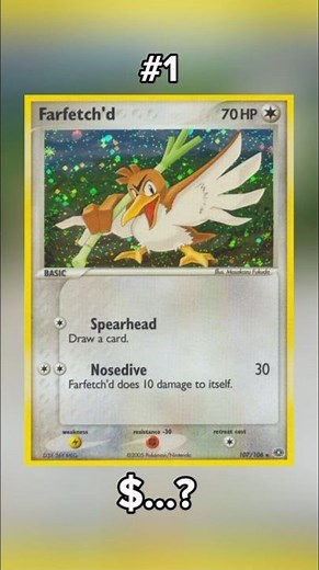 Top 10 Most Valuable Farfetch’d Pokémon Cards — #10 to #1 🦆