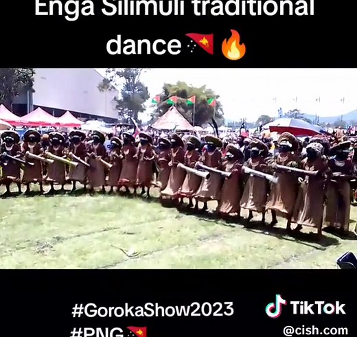 Highlighting the traditional dance of Enga Province during the Goroka Show on September 16, 2023. #Gorokashow #png🇵🇬🔥💯