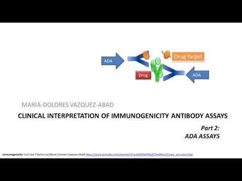 Antidrug Antibody Assays for the clinical interpretation of immunogenicity
