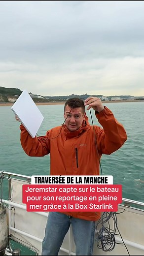Traversée de la Manche avec Starlink : reportage en mer