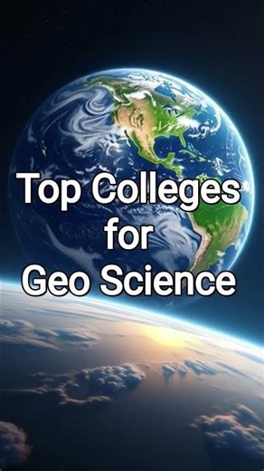 After 12th | Study Earth Science & Build a Global Career|