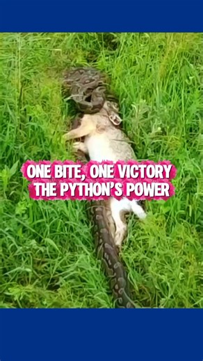 Python’s Deadly Feast Caught on Camera‼️