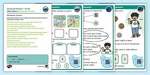 Year 1 Diving into Mastery: Step 3 Write Number Sentences Activity Cards