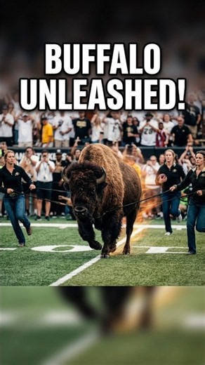 Buffalo Unleashed! Crowd Goes WILD at Unexpected Field Appearance!