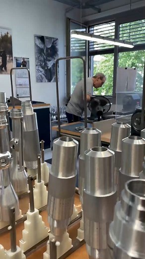 1.4K views · 17 reactions | Step 2 - Building a new ZEISS V8 Riflescope - Fine finishing Final high-speed machining, surface prep, quality assurance and measuring takes place on the scope body. | ZEISS Hunting | Facebook