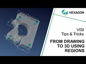 VISI - From Drawing to 3D, Using Regions