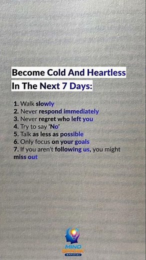Become Cold And Focused In 7 Days