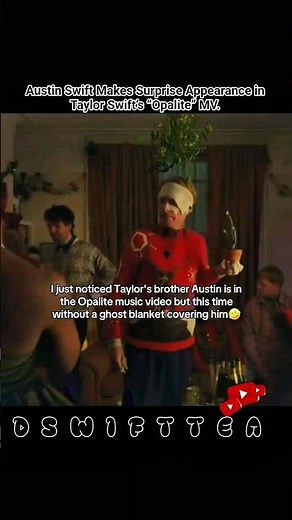 Austin Swift Makes Surprise Appearance in #taylorswift “Opalite” MV. #opalite #bts #acting #spotify