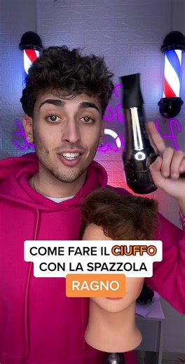 Hair Styling Tutorial: How to Create a Spider Web Hair Tuft with Brush