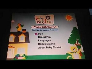 Baby Wordsworth First Words Around The House 2005 DVD