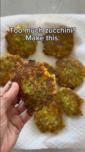Crispy Zucchini Fritters