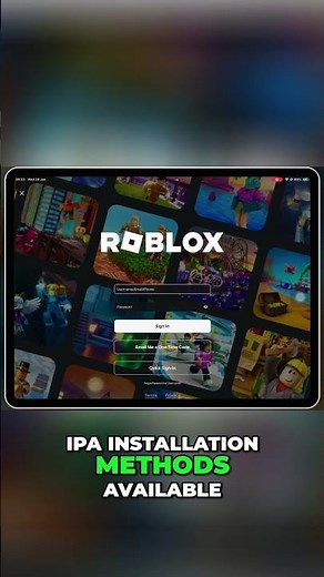 Install Roblox IPA on iOS: NO Revokes, EASY Install! #shorts