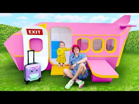 Eva and Niki: VIP Plane Trip! Funny Flight Rules for Kids