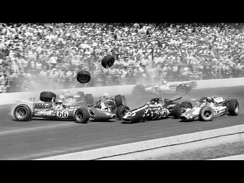 Indy 500 1966 Big Crash RARE ANGLE
