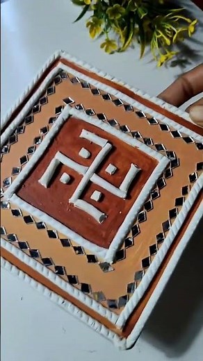 Mud Mirror Work Lippan Art On Wall | Available on IndiaMART