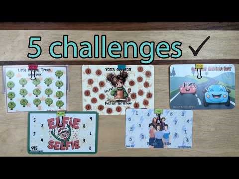 Addie's Binder | $200 | Cash Stuffing | Savings Challenges | Counting Cash | Graduation Gift | Goals