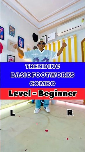 Trending footworks Combo for beginners #jddancetutorial #dance #shuffledance #cwalktutorial