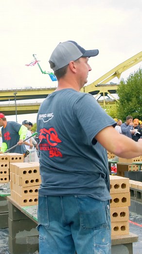 125K views · 821 reactions | The youngest bricklayer to ever compete in the big show隣隣隣 Mason Jason McKinney and his tender Ryan Burdette laid an adjusted 392 brick to take the #smbl500 Western Pennsylvania Regional Championship and Top Craftsman award in there first time ever competing. Congratulations, we will see you in Vegas! #masonrystrong #regionalseries #roadtolasvegas #specmix | SPEC MIX | Facebook