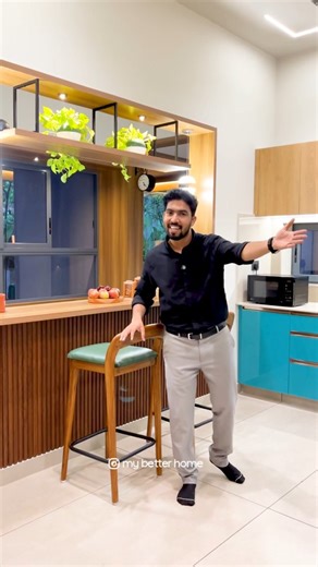 My Better Home on Instagram: "Kitchen 😍🔥 | Beautiful Kitchen designed by @gridline_arc | Kitchen Idea's 🕊️"