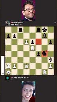 Witty Alien Played Martian Gambit Against Levon Aronian 👽 #chess