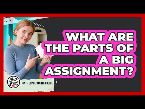 What Are The Parts Of A Big Assignment?