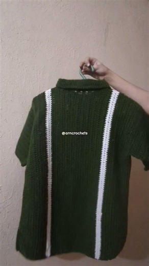 crochet men shirt #menswear #crochetpattern #crochetgiftideas #menshirt