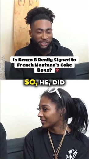 Is Kenzo B Really Signed to French Montana 👀| #frenchmontana #maxb #interview #musicviral #hiphop