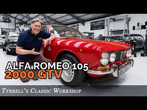 Alfa Romeo 105 2000 GTV - Smiles for Miles with this analogue delight | Tyrrell's Classic Workshop