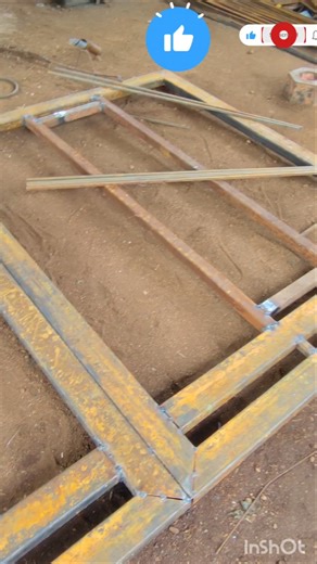 gate frame making #engineering #welding #youtubeshorts