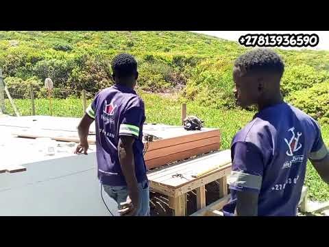 Balau decking in process Your Vision Our Creation