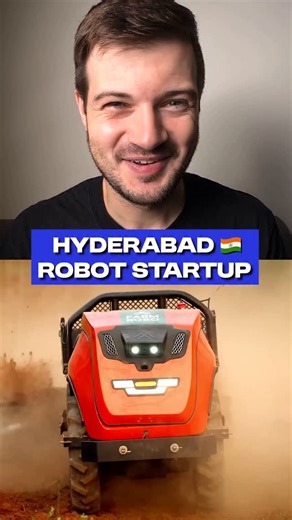 Runtime on Instagram: "Hyderabad-based robotics startup FarmRobo has been quietly developing a robot that could transform Indian farming. Their R1 handles rotary tilling, crop spraying, stubble mowing, and transport, and the best part? It's designed and manufactured entirely in India."