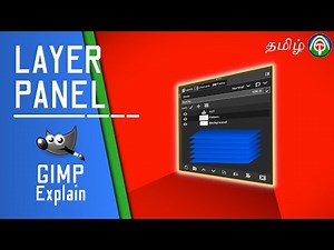 GIMP LAYER Panel in Tamil | GIMP 2.10 | AOT | தமிழ்