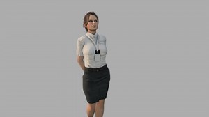 Air hostess Katherine - 3D model by Jordan Whincup (@jwhincup)