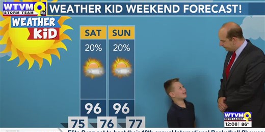 WTVM Weather Kid: Thomas