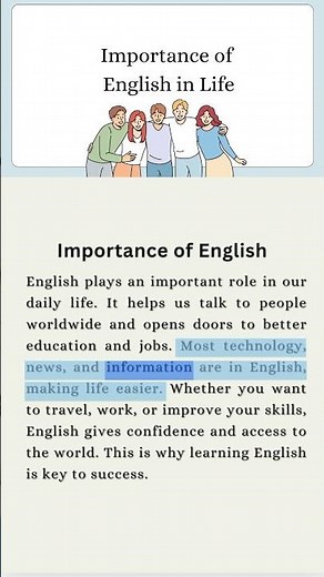 Importance of English | Why You Should Learn English