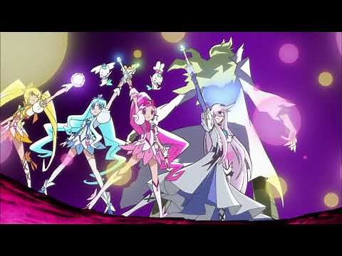 HeartCatch Precure Group Attack Floral Power Fortissimo