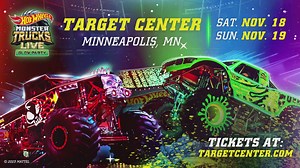 🛻NEW DATE ADDED🛻 Hot Wheels Monster Trucks LIVE! Glow Party returns to Target Center November 18 AND 19. 🔥 Fans of all ages will experience the thrill of watching their favorite Hot Wheels Monster Trucks in the DARK. More information: https://www.targetcenter.com/events/detail/hotwheelsmonstertruckslive Get tickets🎟️: http://www.axs.com/series/17678/hot-wheels-monster-trucks-live-target-center-tickets?skin=targetcenter | Target Center