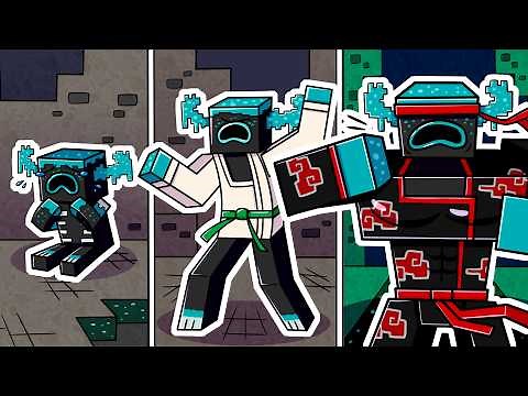 I Survived 100 DAYS as a WARDEN NINJA in HARDCORE Minecraft!