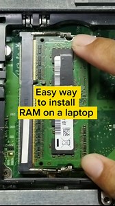 3.7K views · 37 reactions | Easy way to install RAM on a laptop. #electronic #computer #elektronik #tips #komputer #Install #Ram #laptop #diy #howto #creative | Elwar Braja | Facebook